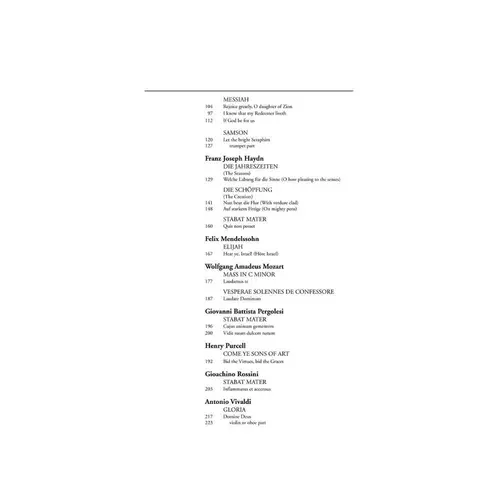 The Oratorio Anthology - Soprano