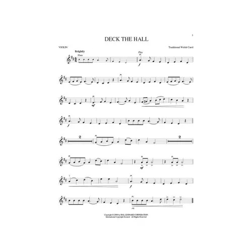 Christmas Carols  - Violin