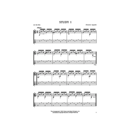Classical Guitar Book 1 - 39 Progressives Solos