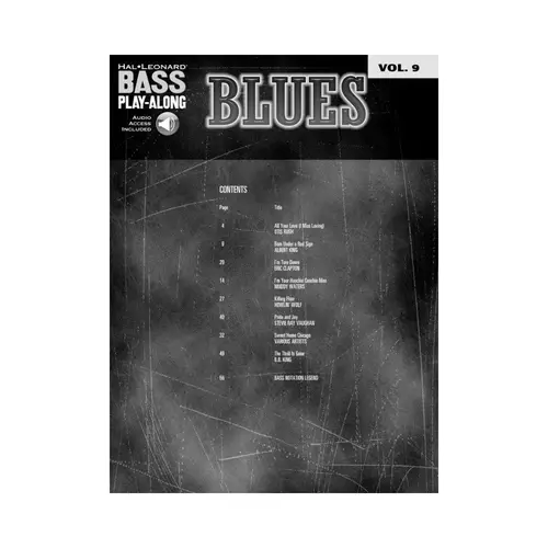 Blues - Hal Leonard Bass Play-Along Vol.9