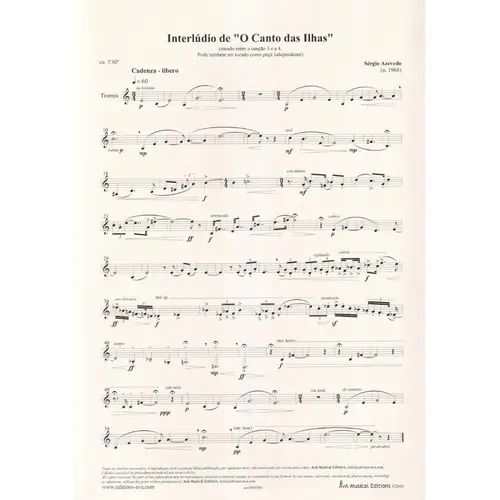 Interlúdio '' O Canto Das Ilhas '' Trompa Solo