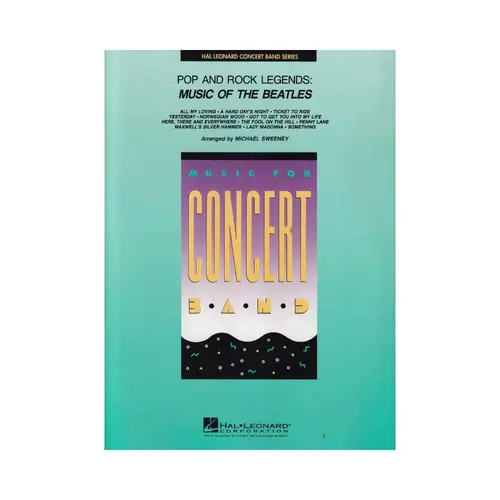 Pop And Rock Legends:Music Of The Beatles - Concert Band