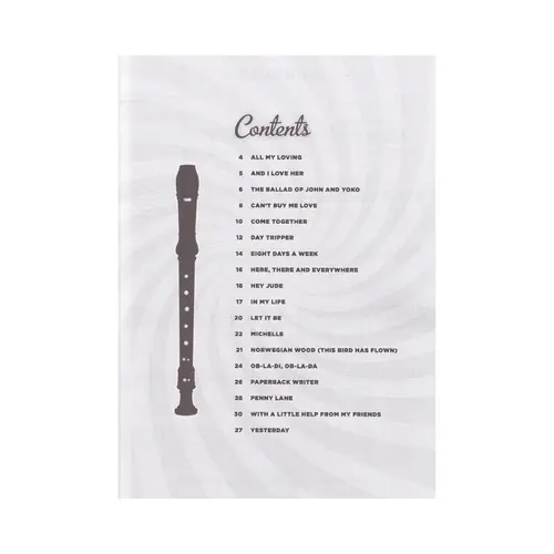 Beatles Favorites - Recorder Songbook