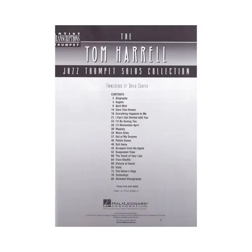 The Tom Harrel - Jazz Trumpet Solos Collection