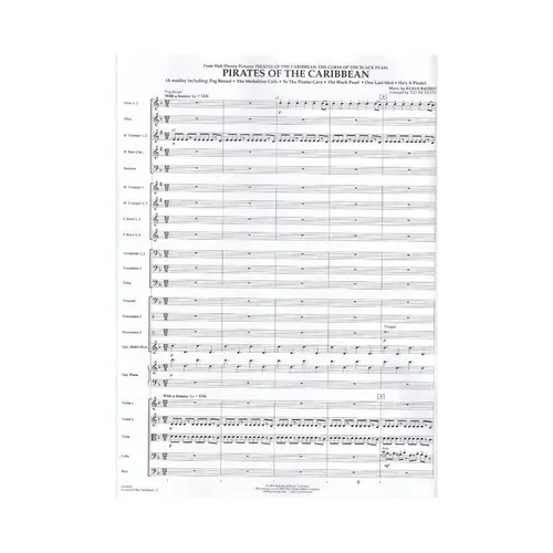 Pirates Of The Caribbean - Full Orchestra (Score+Parts)