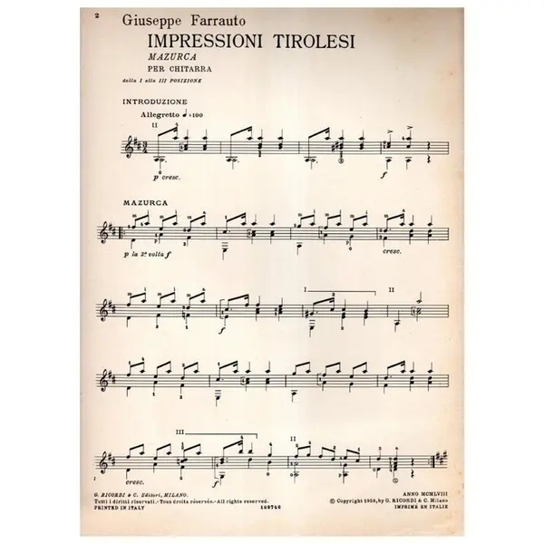 Impressioni Tirolesi - Mazurca