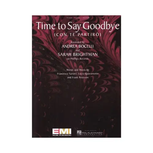 Time To Say Goodbye (Con Te Partirò)