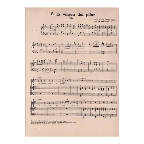 A La Virgen Del Pilar  - Jota