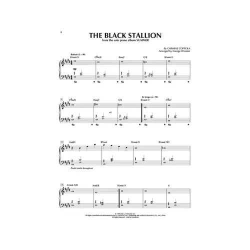 George Winston Piano Solos