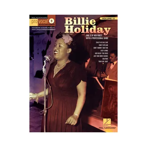 Billie Holiday  - Hal Leonard Pro Vocal Vol.33