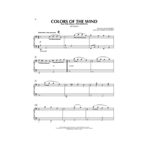 Disney Songs - Piano Duet Play-Along Vol.06