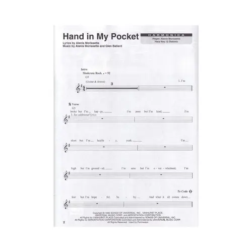 Rock Hits  - Harmonica Play-Along Vol.2