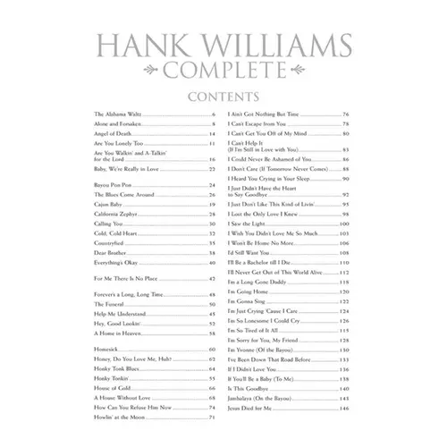 Hank Williams Complete