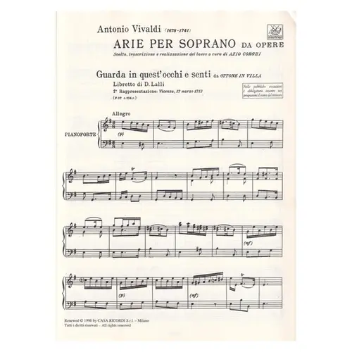 Arie per soprano da opere