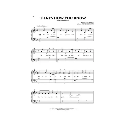 Contemporary Disney Solos - Beginning Piano Solo
