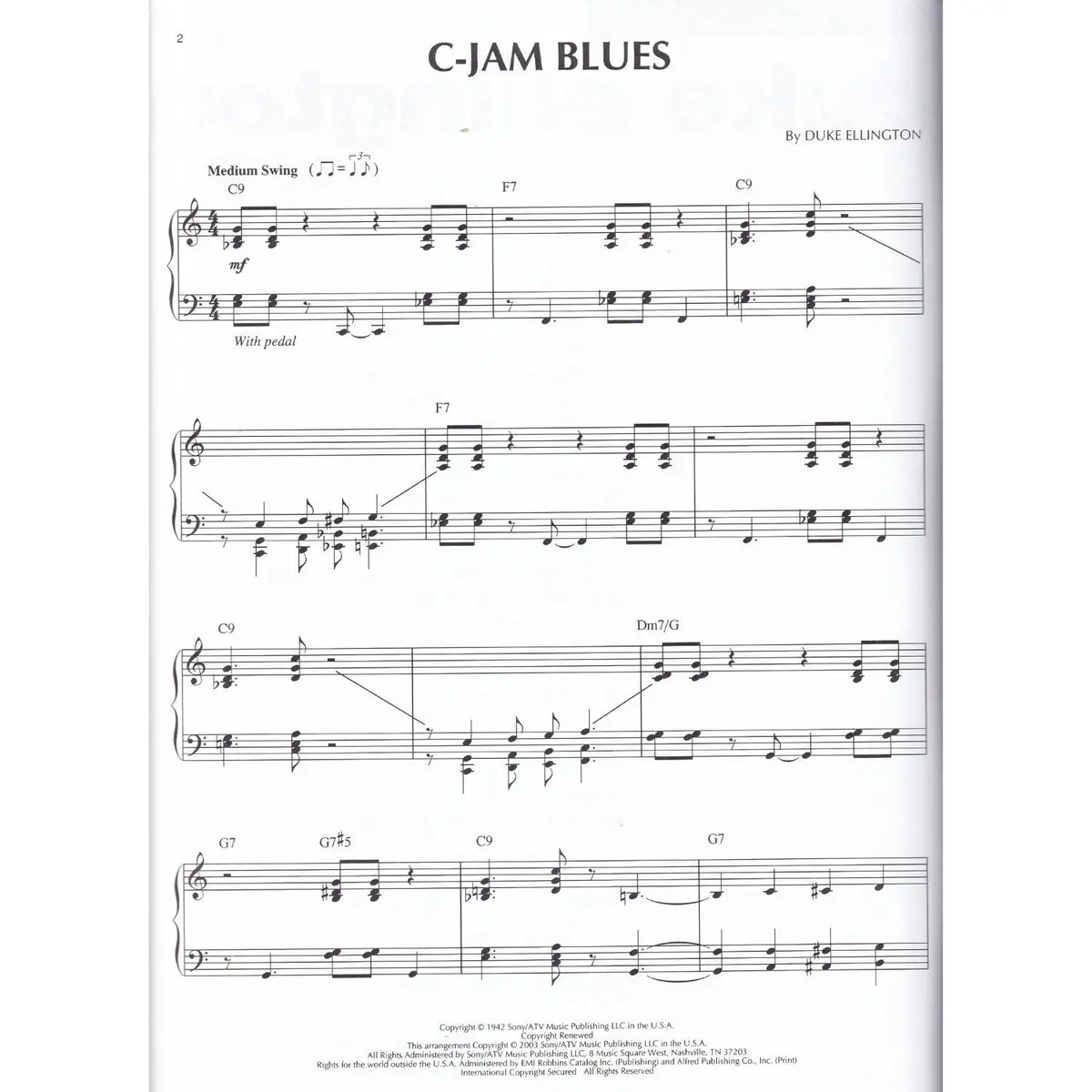 Duke Ellington - Jazz Piano Solos series Vol.9