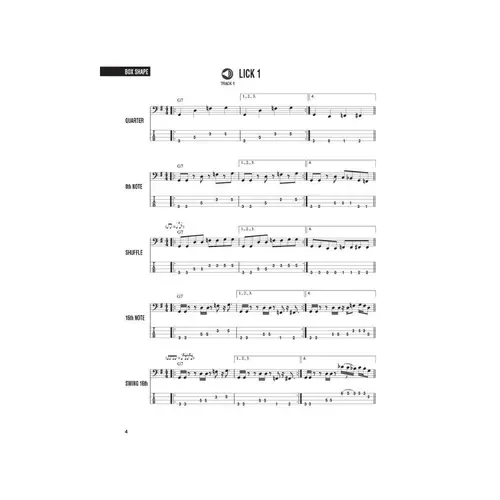 Bass Licks - Hal Leonard Bass Method
