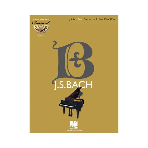 Piano Concerto In F Minor Bwv 1056 - Classical Play-Along Vol.10