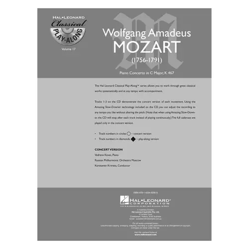 Piano Concerto In C Major Kv 467 - Classical Play-Long Vol.17