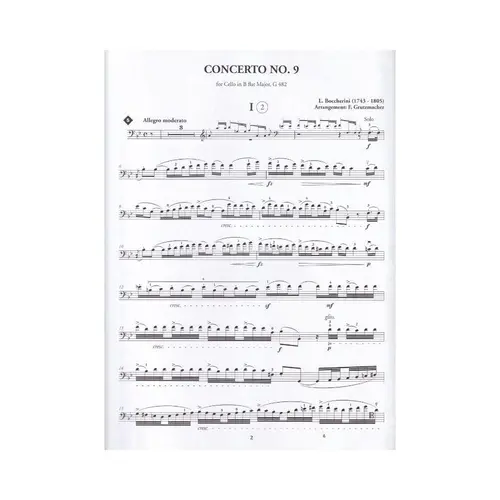 Cello Concerto In B-Flat Major G482  - Classical Play-Along Vol.16