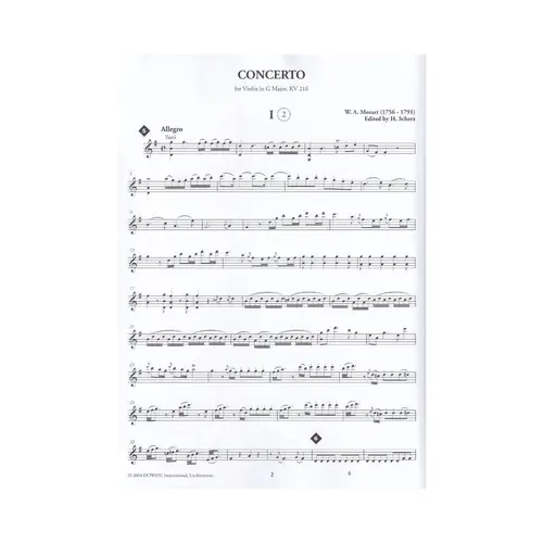 Violin Concerto In G Major Kv 216 - Classical Play-Along Vol.15