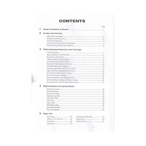R&B Keyboard - The Complete Guide - Hal Leonard Keyboard Style Series
