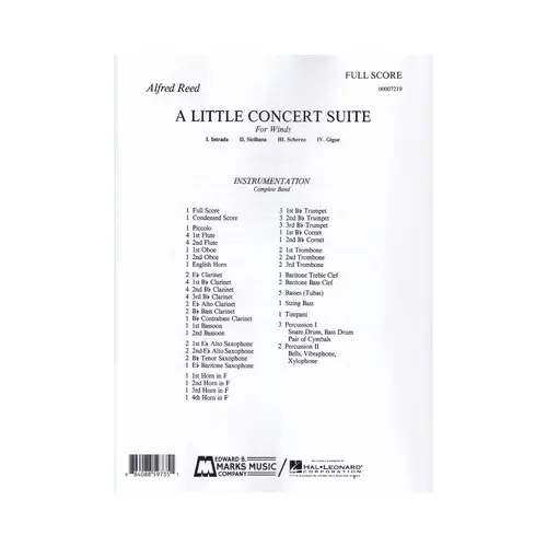 Little Concert Suite - Score+Parts