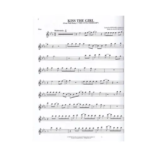 Disney Movie Favorites - Flute