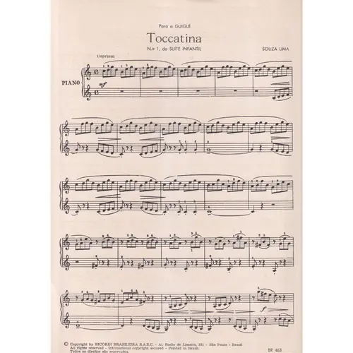 Toccatina - N.1 Da Suite Infantil