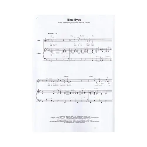 Ballads - Elton John - Keyboard Play-Along- Vol.9