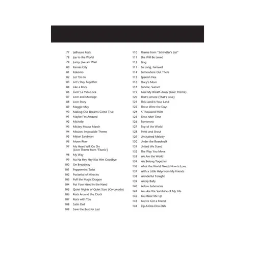 The Big Book Of Clarinet Songs - 130 Songs