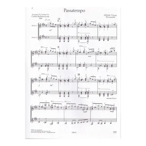 Four Pieces (For 2 Guitars)