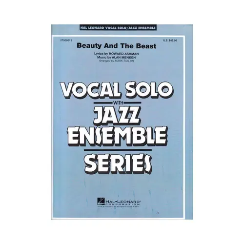 Beauty And The Beast - Vocal Solo With Jazz Ensemble Series Key: Eb-F-Ab