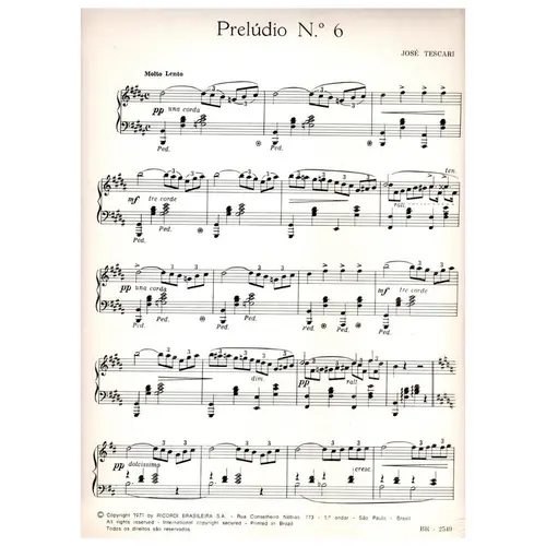 Prelúdio nº 6 - piano
