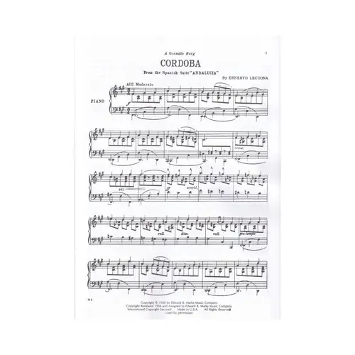 Andalucia - Suite Espagnole (Piano)