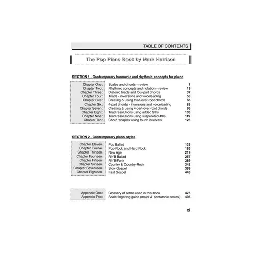 The Pop Piano Book