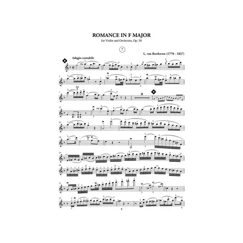 Beethoven: Two Romances For Violin, Op.40 In G  And Op.50 In F - Classical Play Along