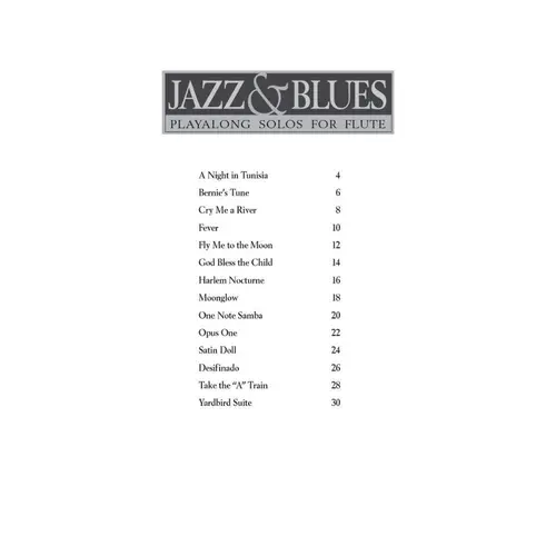 Jazz E Blues - Playalong Solos For Flute