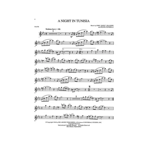 Jazz E Blues - Playalong Solos For Flute