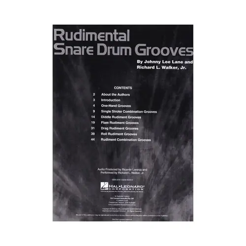 Rudimental Snare Drum Grooves