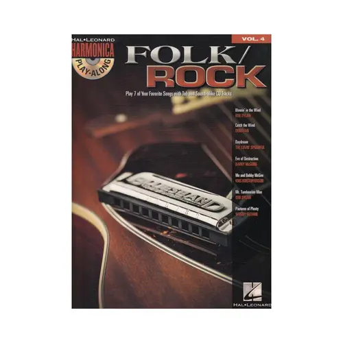 Folk/Rock Harmonica Play-Along Volume 4