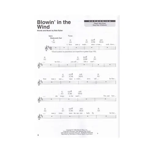 Folk/Rock Harmonica Play-Along Volume 4