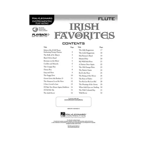 Irish Favorites - Flute