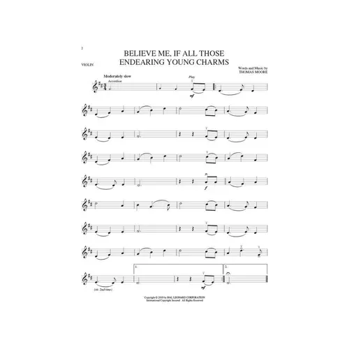 Irish Favorites - Violin
