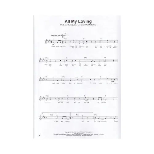 Lennon & Mccartney - Violin Play-Along Volume 19