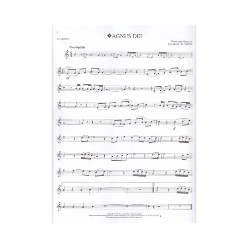Worship Favorites - Clarinet - Instrumental Play-Along