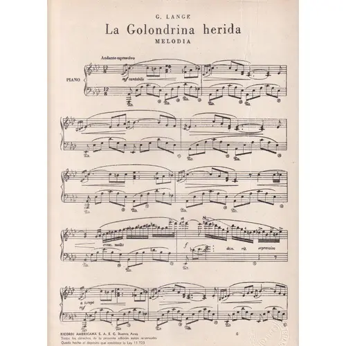 La Golondrina Herida   (Edição Antiga)