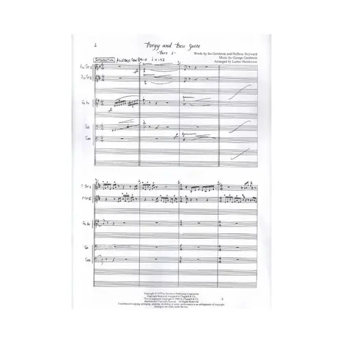 Porgy & Bess Suite The Canadian Brass - Score & Parts
