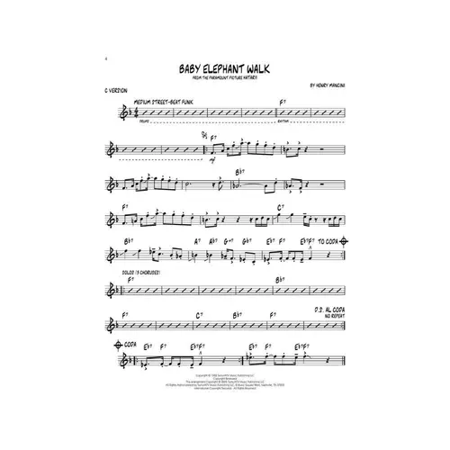 Henry Mancini - Jazz Play Along Vol.154