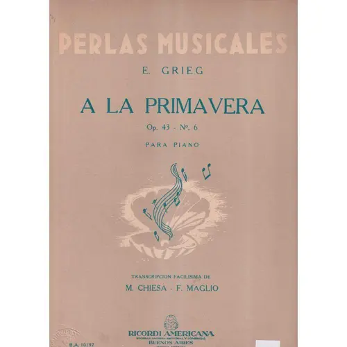 A La Primavera - Op.43 N.6 - Chiesa  (Edição Antiga)